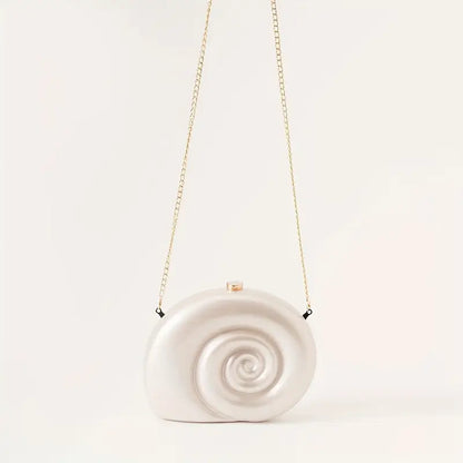 Acrylic Shell Shape Clutch