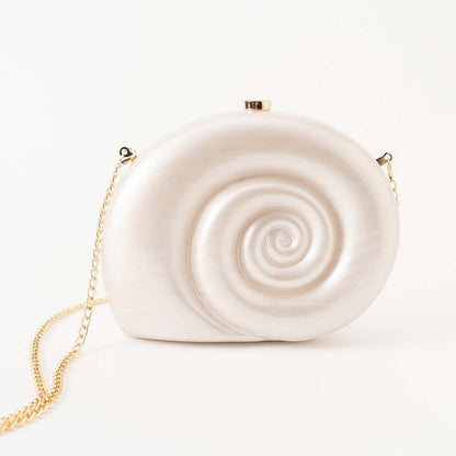 Acrylic Shell Shape Clutch